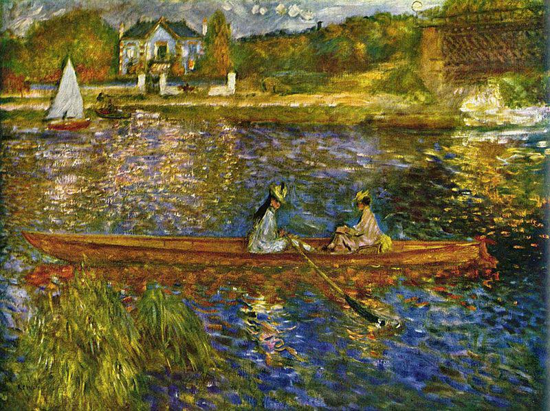 Pierre-Auguste Renoir The Skiff